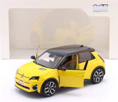 RENAULT 5 E-Tech 2024 Pop model metal S1812602 Solido 1:18 żółty