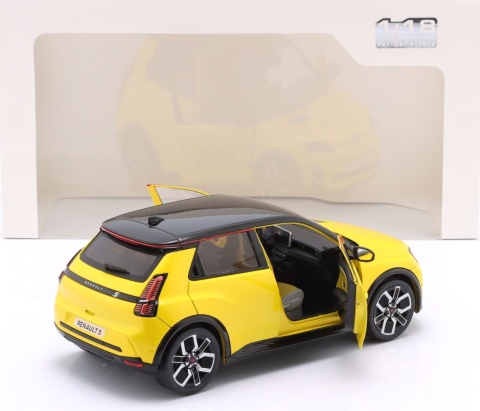 RENAULT 5 E-Tech 2024 Pop model metal S1812602 Solido 1:18 żółty