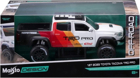 TOYOTA Tacoma TRD 2023 pickup 1:27 model off oad Maisto Design 32546