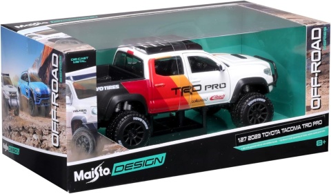 TOYOTA Tacoma TRD 2023 pickup 1:27 model off oad Maisto Design 32546
