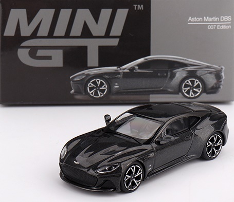ASTON MARTIN DBS Agent 007 Bond Edition 2024 MGT01008 MiniGT 1:64 grafitowy