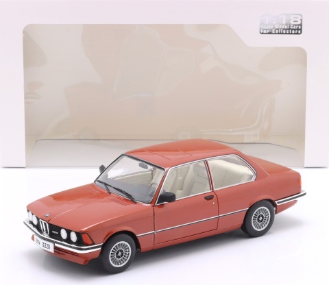 BMW 323i (E21) 1980 model S1812802 Solido 1:18 chestnut red metallic