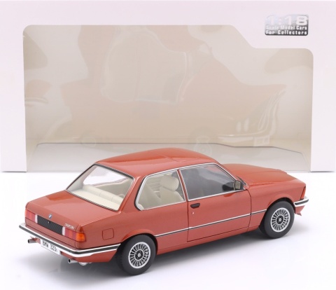 BMW 323i (E21) 1980 model S1812802 Solido 1:18 chestnut red metallic