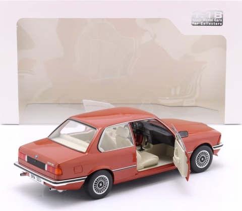 BMW 323i (E21) 1980 model S1812802 Solido 1:18 chestnut red metallic