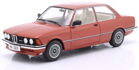 BMW 323i (E21) 1980 model S1812802 Solido 1:18 chestnut red metallic