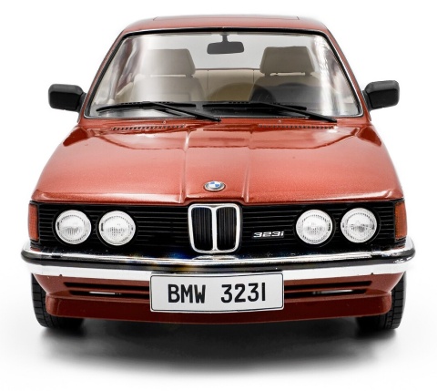 BMW 323i (E21) 1980 model S1812802 Solido 1:18 chestnut red metallic
