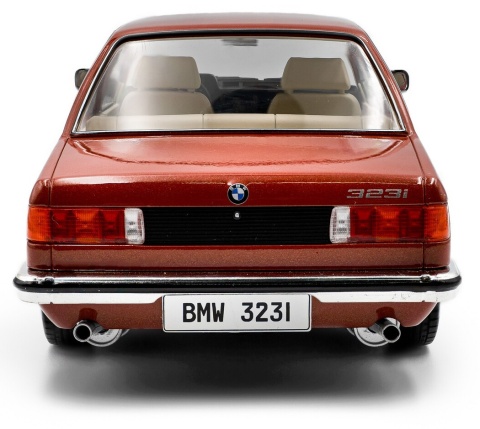 BMW 323i (E21) 1980 model S1812802 Solido 1:18 chestnut red metallic