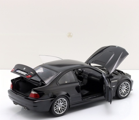 BMW M3 CSL (E46) 2003 sapphire black model 183017 Norev 1:18