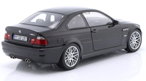 BMW M3 CSL (E46) 2003 sapphire black model 183017 Norev 1:18