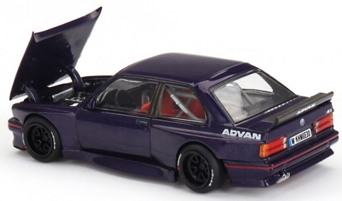BMW M3 (E30) KAIDO GT V2 1989 KAIDO HOUSE KHMG216 MiniGT 1:64 granatowy
