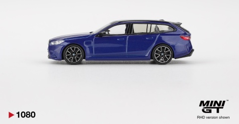 BMW M5 (G99) Touring 2024 Marina Bay Blue MGT01080 MiniGT 1:64 granatowy