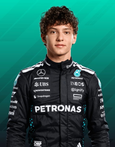 Bolid F1 Mercedes W16 Antonelli #12 KASK Australian GP BBurago 1:43