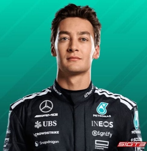 Bolid F1 Mercedes W16 Russell #63 KASK Australian GP BBurago 1:43