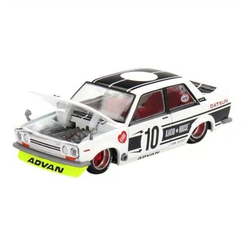 DATSUN 510 Street Team XMM V1 1969 KAIDO HOUSE KHMG176 MiniGT 1:64