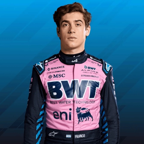 F1 BWT Alpine A525 #43 Franco Colapinto KASK (Monaco GP 2025) BBurago 1:43