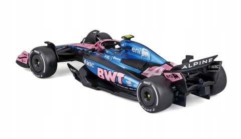 F1 bolid Alpine A525 BWT #43 Franco Colapinto Monaco GP 2025 BBurago 1:43