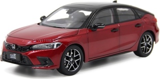 Honda Civic Hatchback 2023 11 generacja model 5541R Paudi 1:18 bordowy