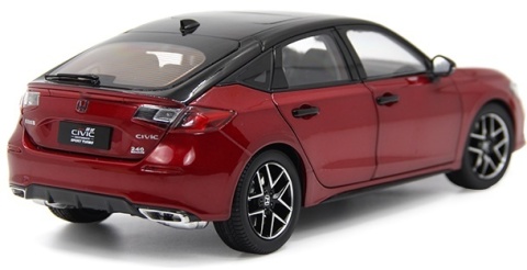 Honda Civic Hatchback 2023 11 generacja model 5541R Paudi 1:18 bordowy