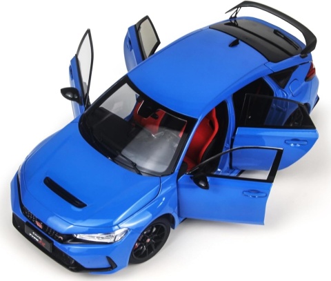 Honda Civic Type -R 2023 (FL5) 11 generacja model 5552BL Paudi 1:18 niebieski