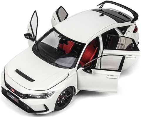 Honda Civic Type -R 2023 (FL5) 11 generacja model 5552W Paudi 1:18 biały