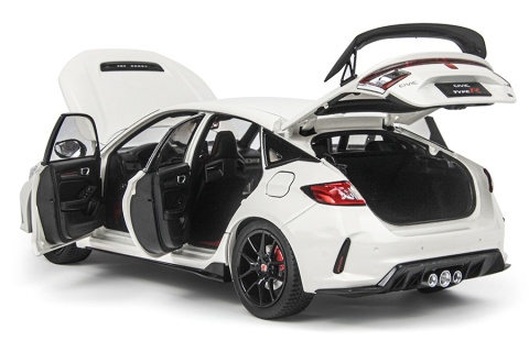 Honda Civic Type -R 2023 (FL5) 11 generacja model 5552W Paudi 1:18 biały