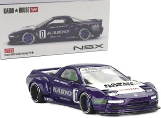 Honda NSX 1990 Kaido Racing V2 KHMG173 MiniGT 1:64 fioletowy