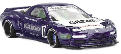 Honda NSX 1990 Kaido Racing V2 KHMG173 MiniGT 1:64 fioletowy