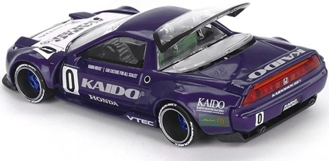 Honda NSX 1990 Kaido Racing V2 KHMG173 MiniGT 1:64 fioletowy