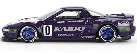 Honda NSX 1990 Kaido Racing V2 KHMG173 MiniGT 1:64 fioletowy