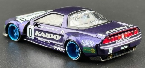 Honda NSX 1990 Kaido Racing V2 KHMG173 MiniGT 1:64 fioletowy