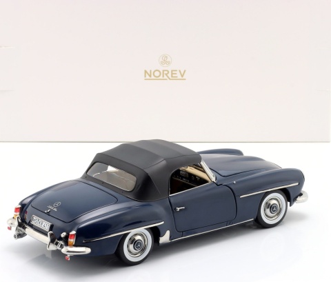 MERCEDES-BENZ 190 SL W121 1957 model 183403 Norev 1:18 granatowy