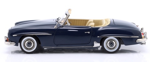 MERCEDES-BENZ 190 SL W121 1957 model 183403 Norev 1:18 granatowy