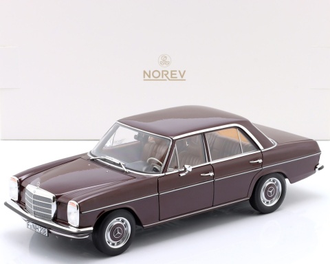 MERCEDES-BENZ 200 (W115) 1968 dark red brown model 183778 Norev 1:18