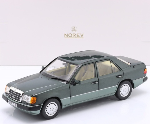 MERCEDES-BENZ 230 E W124 1990 model 183952 Norev 1:18 zielony