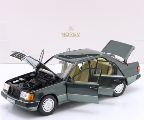 MERCEDES-BENZ 230 E W124 1990 model 183952 Norev 1:18 zielony