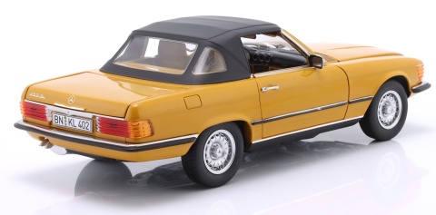 MERCEDES-BENZ 450 SL R107 1975 cayenne orange model 183350 Norev 1:18
