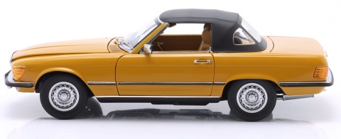 MERCEDES-BENZ 450 SL R107 1975 cayenne orange model 183350 Norev 1:18