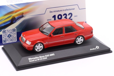 MERCEDES-BENZ E60 AMG E500 (W124) 1994 signal red S4313204 Solido 1:43