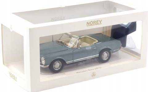 Mercedes-Benz 230SL Pagoda W113 (1973) 183992 Norev 1:18 horizon blue