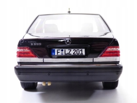Mercedes-Benz S600 W140 S-Class 1997 model 183045 Norev 1:18 obsidian black