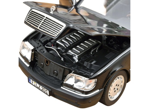 Mercedes-Benz S600 W140 S-Class 1997 model 183045 Norev 1:18 obsidian black