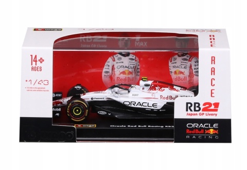RB21 F1 Red Bull 2025 Yuki Tsunoda KASK Japan GP BBurago 1:43