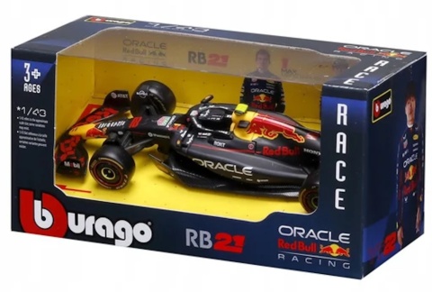 RB21 bolid F1 Red Bull 2025 Yuki Tsunoda Bahrain GP BBurago 1:43