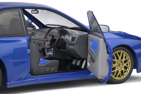 SUBARU IMPREZA 22B 1998 metal model S1807401 Solido 1:18 niebieski