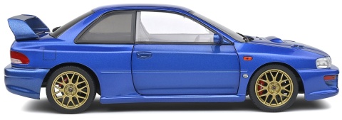SUBARU IMPREZA 22B 1998 metal model S1807401 Solido 1:18 niebieski