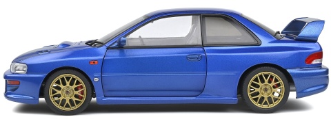 SUBARU IMPREZA 22B 1998 metal model S1807401 Solido 1:18 niebieski