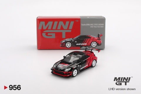 TOYOTA GR86 HKS Type R ADVAN 2022 Tokyo Auto Salon MGT00956 MiniGT 1:64