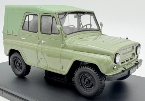 UAZ 469 (1975) Łazik Gazik model 124263 WhiteBox 1:24 zielony
