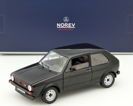 VW Volkswagen Golf I GTI (1976) model 188487 Norev 1:18 czarny