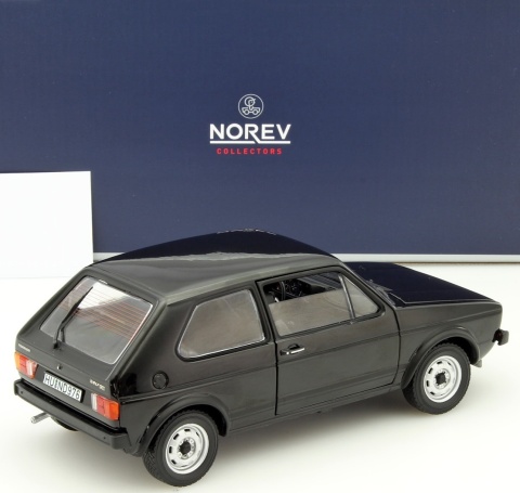 VW Volkswagen Golf I GTI (1976) model 188487 Norev 1:18 czarny